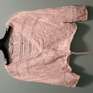 Free People white crop top size small